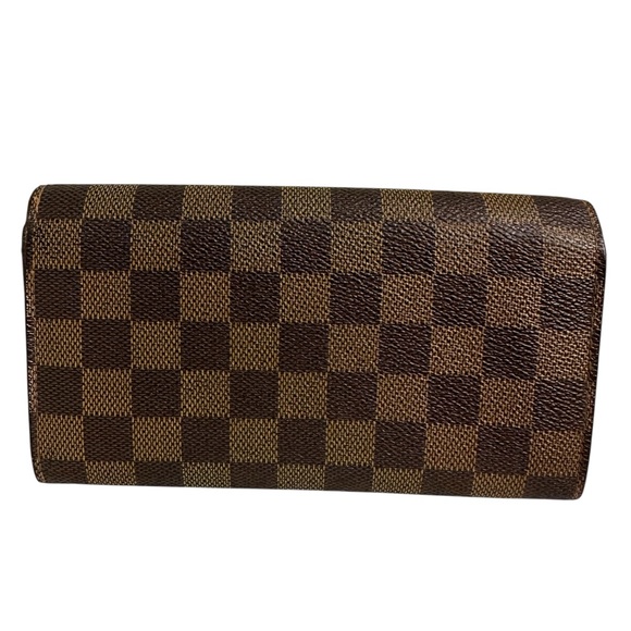 Louis Vuitton Damier Ebene Sarah Long Wallet - Picture 4 of 15